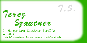 terez szautner business card